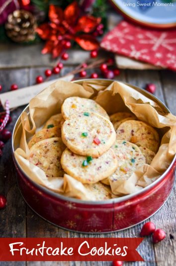 A display of Fruitcake Cookies.