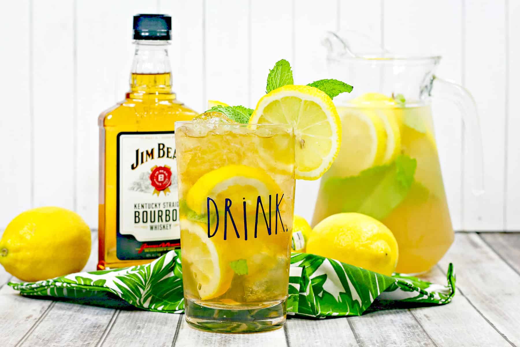 Fresh Lemonade Drink with Lemon Slices and Mint, Refreshing Summer Beverage | Baking Beauty.