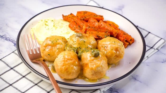 Chicken Piccata Meatballs