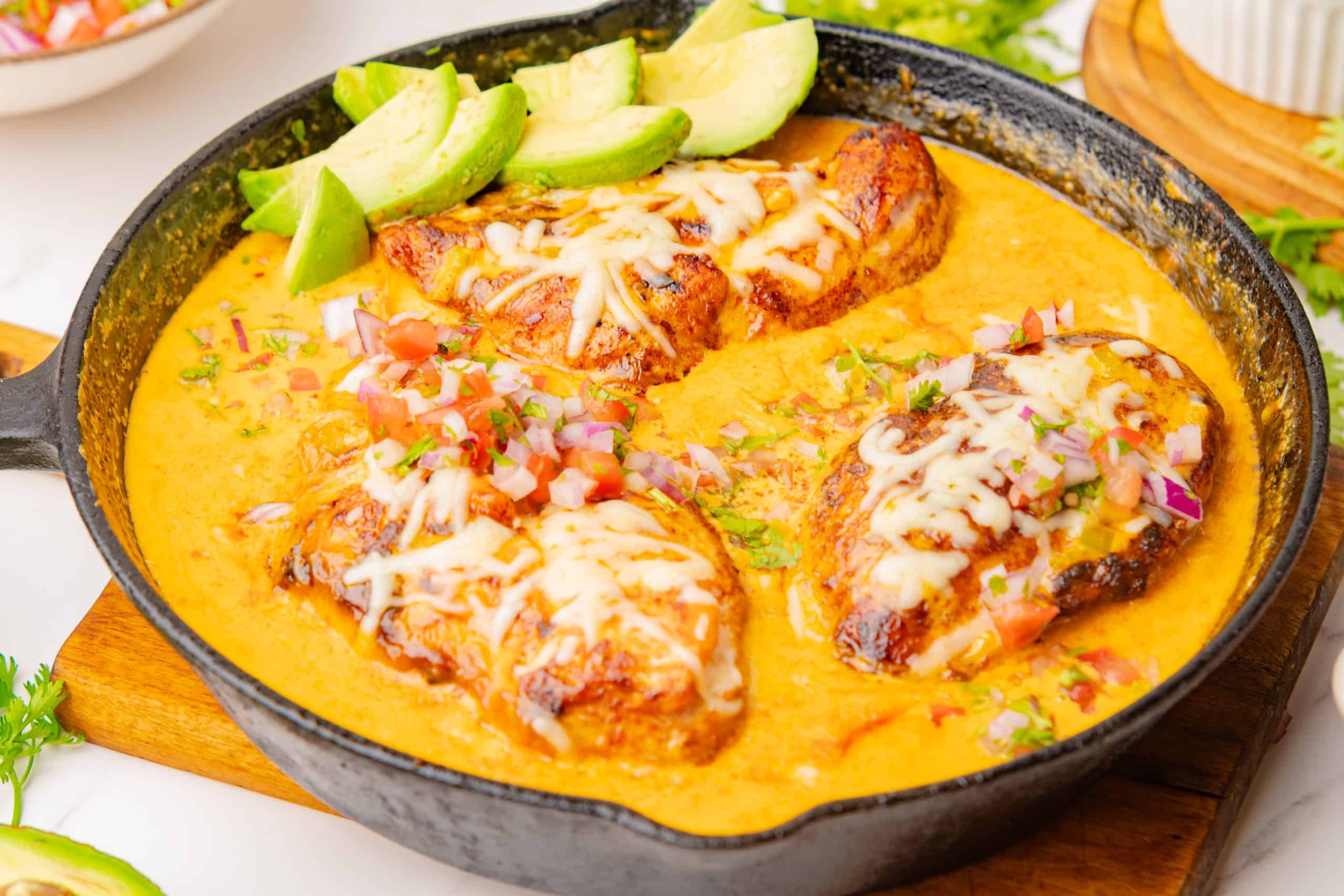 Smothered Queso Chicken