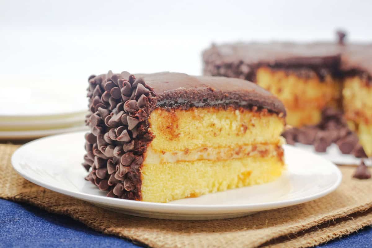 Boston Cream Cake