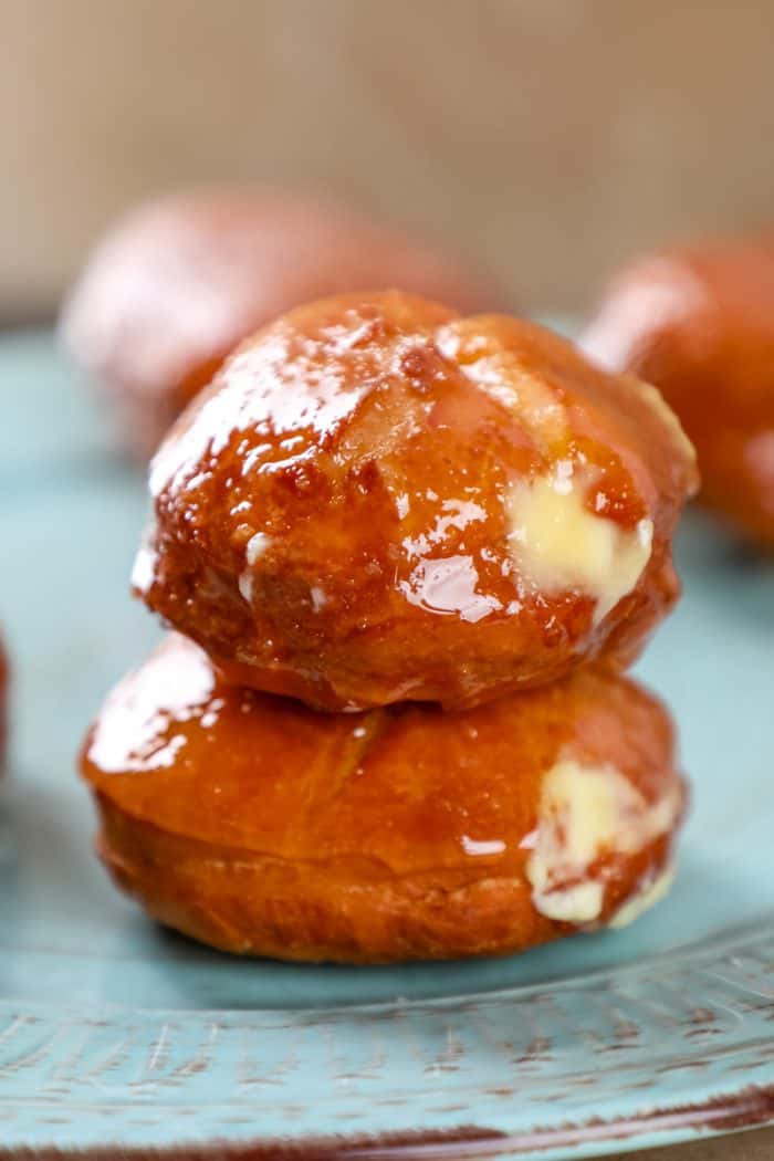 Creme Brulee Filled Donuts