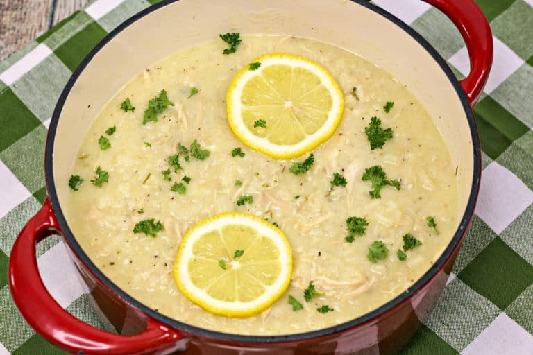 Greek Lemon Chicken Soup With Rice