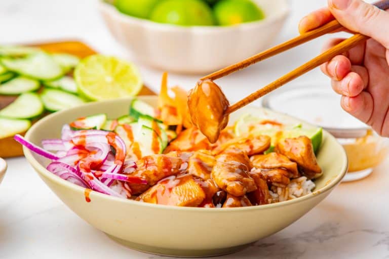 Chicken Teriyaki Poke Bowls