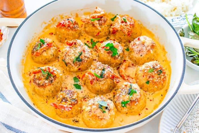 Marry Me Chicken Meatballs