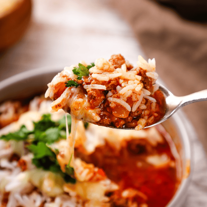 Slow Cooker Stuffed Pepper Soup