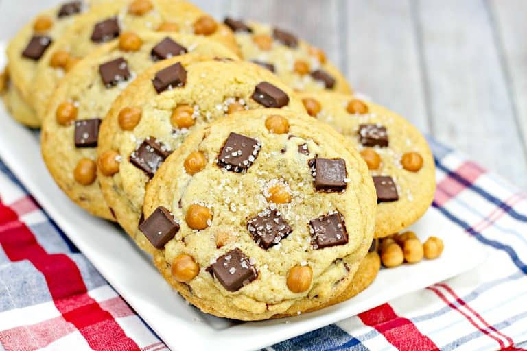 Salted Caramel Chocolate Chip Cookies