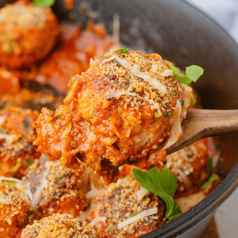 Chicken Parmesan Meatballs